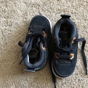 These kid shoes have been worn before